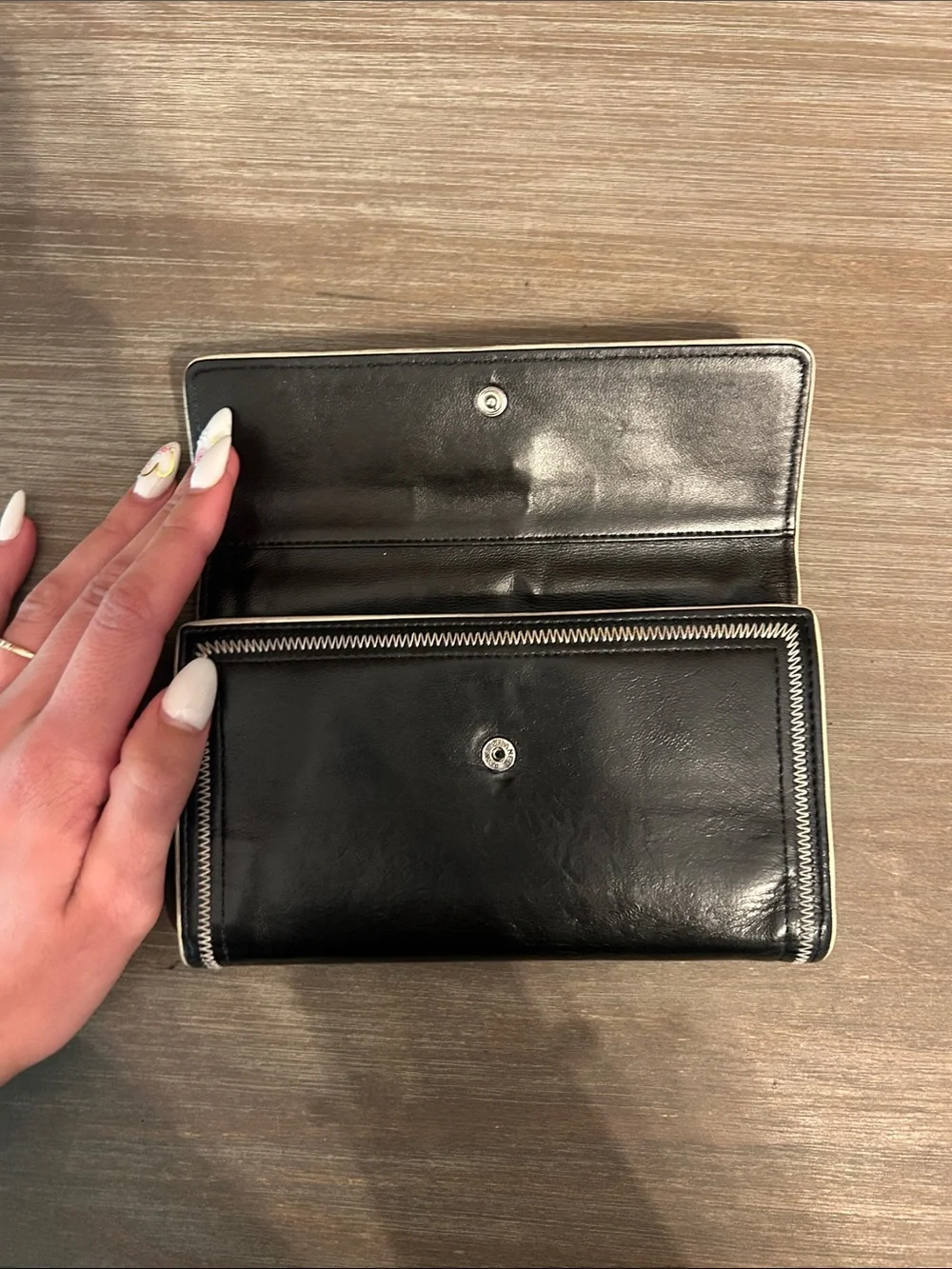 Vintage Chanel East-West Stitch Wallet